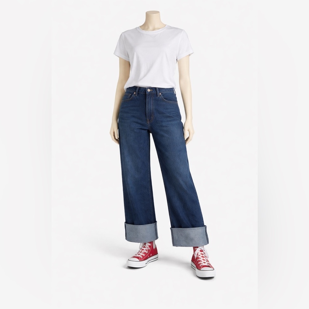 GAP Indigo Blue Wide-Leg Jeans